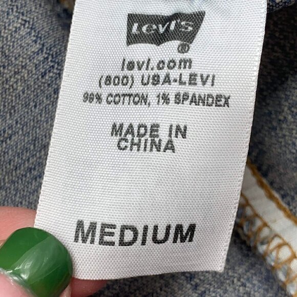 Levi Strauss Vintage Levi's Light Wash Denim Vest - Picture 5 of 6